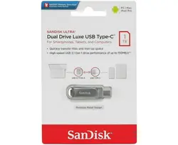 فلش مموری سن دیسک مدل Ultra Dual Drive Luxe ظرفیت 1 ترابایت