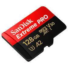 کارت حافظه microSDXC سن دیسک مدل Extreme PRO کلاس A2 استاندارد UHS-I U3 سرعت 170MBs ظرفیت 128 گیگابایت