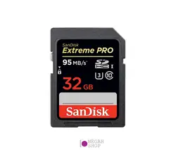 کارت حافظه SDHC سن دیسک مدل Extreme Pro V30 کلاس 10 استاندارد UHS-I U3 سرعت 633X 95MBps ظرفیت 32 گیگابایت