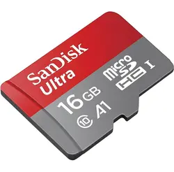 کارت حافظه‌ microSDHC سن دیسک مدل A1 کلاس 10 استاندارد UHS-I سرعت 98MBps ظرفیت 16 گیگابایت