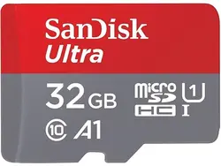 کارت حافظه microSDXC سن دیسک مدل Ultra A1 کلاس 10 استاندارد UHS-I سرعت 120MBps ظرفیت 32 گیگابایت