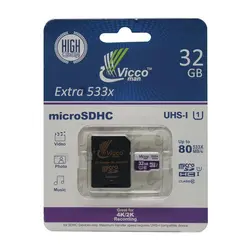کارت حافظه microSDHC ویکو من مدل Extre 533X کلاس 10 استاندارد UHS-I U1 سرعت 80MBps ظرفیت 32 گیگابایت