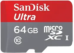 کارت حافظه microSDXC سن دیسک مدل Ultra کلاس 10 استاندارد UHS-I U1 سرعت 80MBps 533X ظرفیت 64 گیگابایت