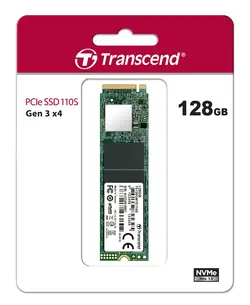 اس اس دی اینترنال ترنسند مدل Nvme PCIe Gen3 X4 MTE110S ظرفیت 128 گیگابایت