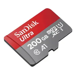 کارت حافظه‌ microSDXC سن دیسک مدل A1 کلاس 10 استاندارد UHS-I U1سرعت 120MBps ظرفیت 200 گیگابایت
