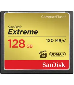 کارت حافظه CompactFlash سن دیسک مدل Extreme سرعت 800X 120MBps ظرفیت 128 گیگابایت