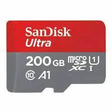کارت حافظه‌ microSDXC سن دیسک مدل A1 کلاس 10 استاندارد UHS-I سرعت 100MBps ظرفیت 200 گیگابایت