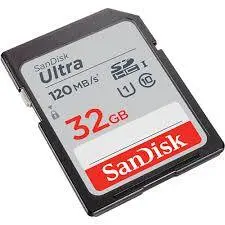 کارت حافظه SDXC سن دیسک مدل Ultra کلاس 10 استاندارد UHS-I U1 سرعت 120MBps ظرفیت 32 گیگابایت