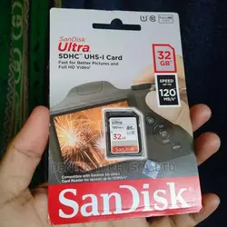کارت حافظه SDXC سن دیسک مدل Ultra کلاس 10 استاندارد UHS-I U1 سرعت 120MBps ظرفیت 32 گیگابایت