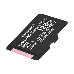 کارت حافظه microSDXC کینگستون مدل CANVAS کلاس 10 استاندارد UHS-I U1 سرعت 100MBps ظرفیت 128 گیگابایت