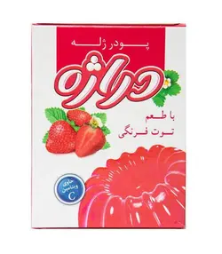 ژله توت فرنگی ۱۰۰ گرمی دراژه
