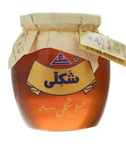 عسل شيشه 140 گرمي شکلي