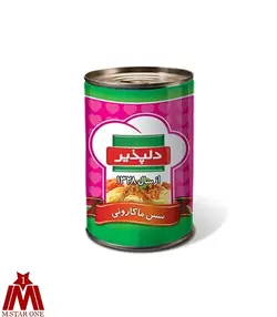 کنسرو مايه ماکاروني 400 گرمي دلپذير