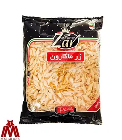 ماکاروني فرمي پنه سبزيجات 500 گرمي زر