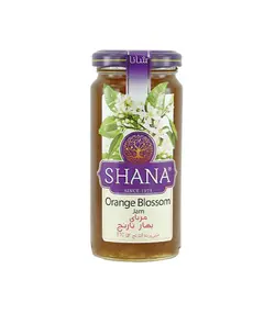 مرباي بهار نارنج شيشه 310 گرمي شانا