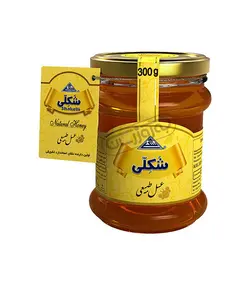 عسل 300 گرمي شيشه شکلي