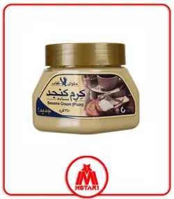 کرم کنجد 350 گرمي ساده عقاب