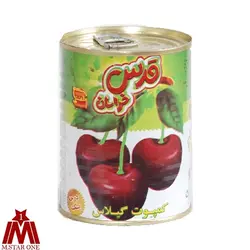کمپوت آلبالو 350 گرمي قوطي قدس