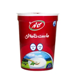 ماست خامه اي500 گرمي 8% کاله