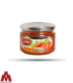 مرباي هويج شيشه ای 390 گرمي سحر