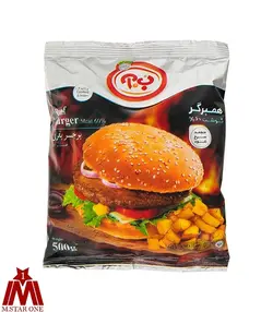 همبرگر 500 گرمي گوشت 60% ب.آ