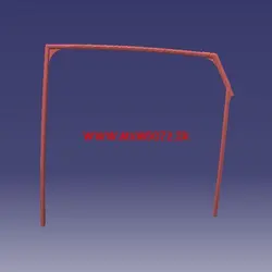 نوار دور شیشه درب عقب چپ