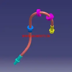 شیلنگ ترمز چرخ جلو