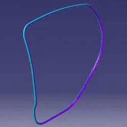 نوار دور کلاف درب عقب چپ*