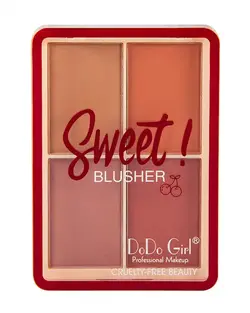 پالت رژگونه دودوگرل 4 رنگ Sweet شماره 02