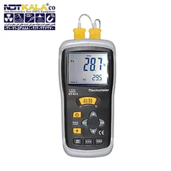 مشخصات، قیمت ارزان و خرید بهترین دماسنج تماسی دو کاناله CEM DT-613 » NDTKALA