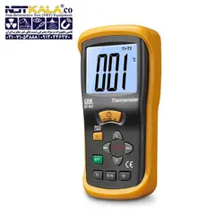 مشخصات، قیمت ارزان و خرید بهترین دماسنج تماسی دو کاناله CEM DT-613 » NDTKALA