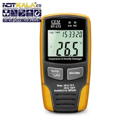 مشخصات، قیمت و خرید دیتالاگر دیجیتال دما و رطوبت DT-172TK &raquo; ان دی تی کالا