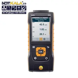 مشخصات، قیمت و خرید بادسنج و کیفیت سنج هوا تستو TESTO 440 &raquo; NDTKALA