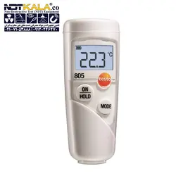 مشخصات، قیمت و خرید دماسنج لیزری جیبی تستو TESTO 805 » NDTKALA