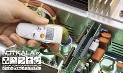 مشخصات، قیمت و خرید دماسنج لیزری جیبی تستو TESTO 805 » NDTKALA