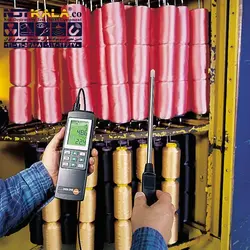 مشخصات، قیمت و خرید رطوبت سنج و دماسنج صنعتی تستو TESTO 645 » NDTKALA