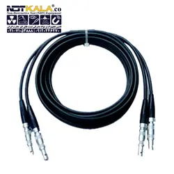 کابل دوبل دستگاه تست التراسونیک LEMO-00 به LEMO-00
