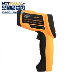مشخصات، قیمت و خرید ترمومتر لیزری تفنگی دیجیتال بنتک Benetech GM1651 » NDTKALA