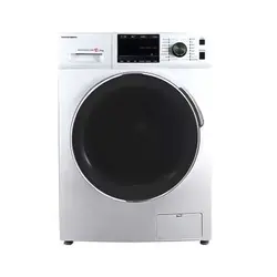 لباسشویی9 کیلویی پاکشوما سفید درب کروم - TFB-96404