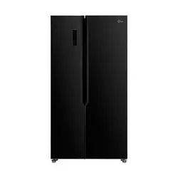 یخچال فریزر ساید بای ساید مشکی شیشه ای 28 فوت جی پلاس - GSS-M7420BG
