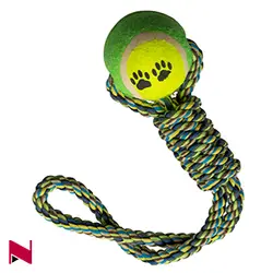 تاگ‌ یک توپ‌ سگ طرح پنجه