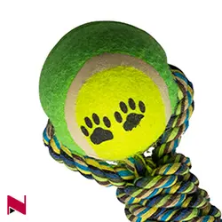 تاگ‌ یک توپ‌ سگ طرح پنجه