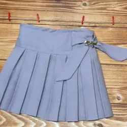 دامن چین دار و پاپیون دار دخترانه