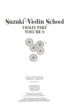 دانلود کتاب هشتم سوزوکی متد ویولن