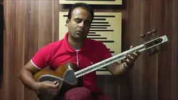 تمرین روی سیم دوم برگه ۲۳ کتاب اول آموزش جلال ذوالفنون تار نیما فریدونی