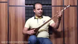 تمرین و اتود برای دست چپ و راست ۵ شور سل نیما فریدونی سه‌تار
