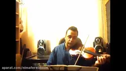 ویولن تمرین ۴۴ کتاب سوم هنرستان خالقی ایمان ملکی