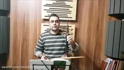 کمانچه کتاب دوم هنرستان خالقی تمرین ۳۶ ایمان ملکی