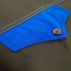 روپوش آشپزی نارسیس دو تیکه با کلاه نقابدار