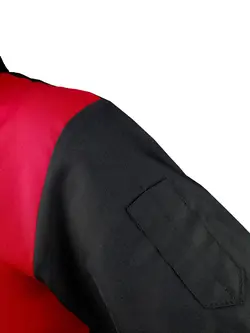 روپوش آشپزی مشکی قرمز طرح تیام دو تیکه با کلاه نقابدار